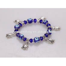 newest design good quality tower coin tortoise buddha shamballa evil turkish eye bracelet